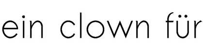 ein clown f&uuml;r